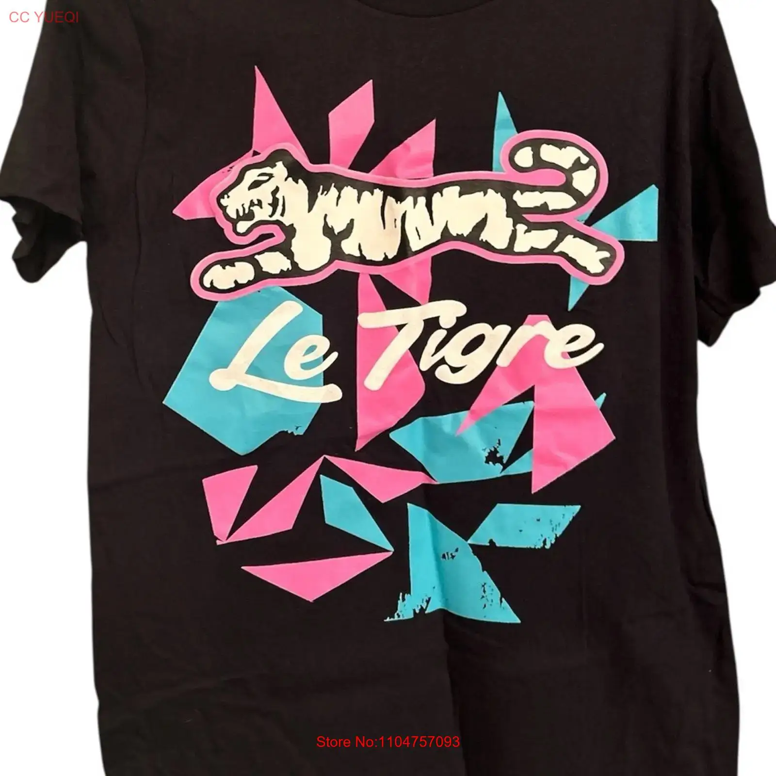 Vintage Fashion Logo - T-shirt retrò da uomo Le Tigre,