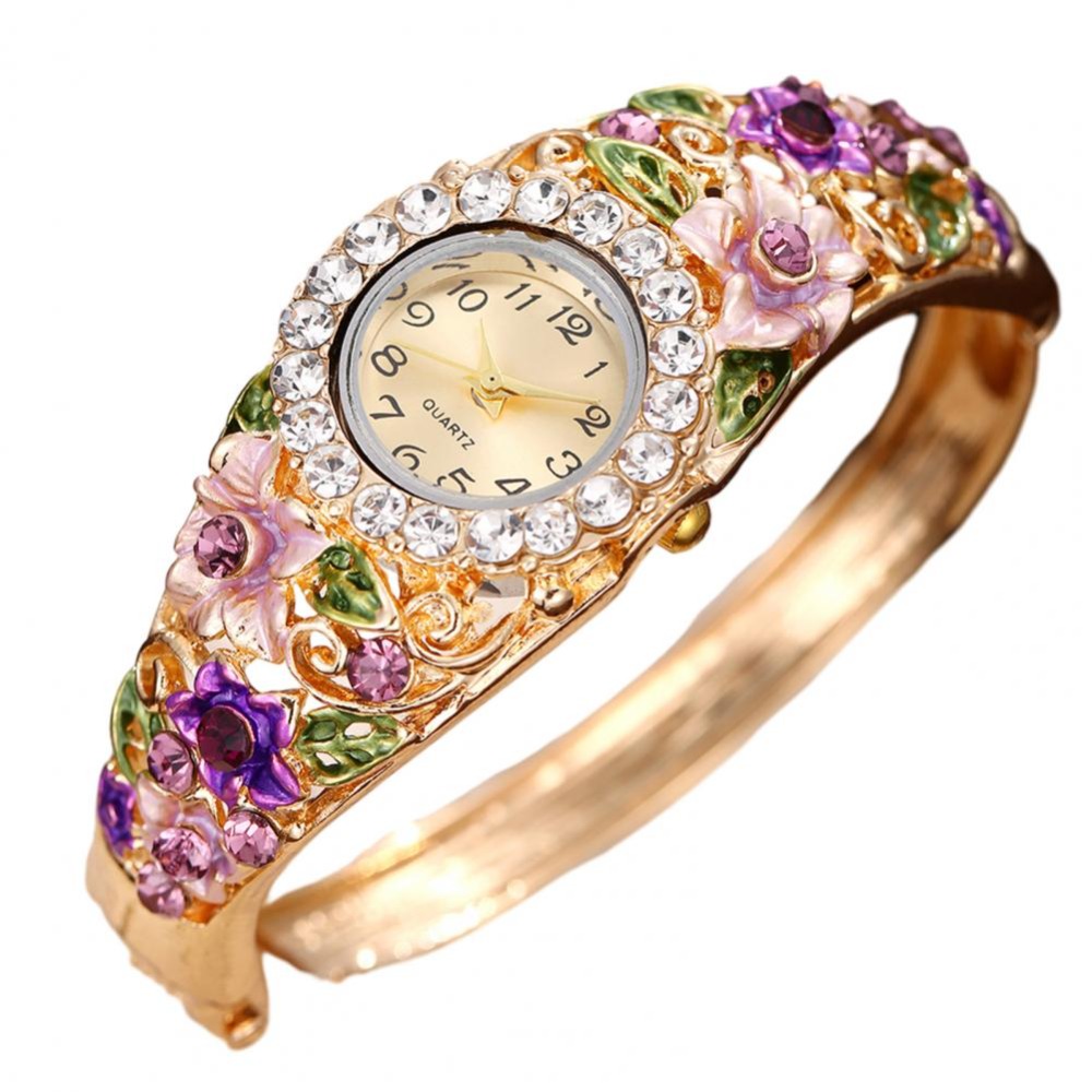 Vintage Fashion Week - Orologio Vintage Ricco di Fiori con