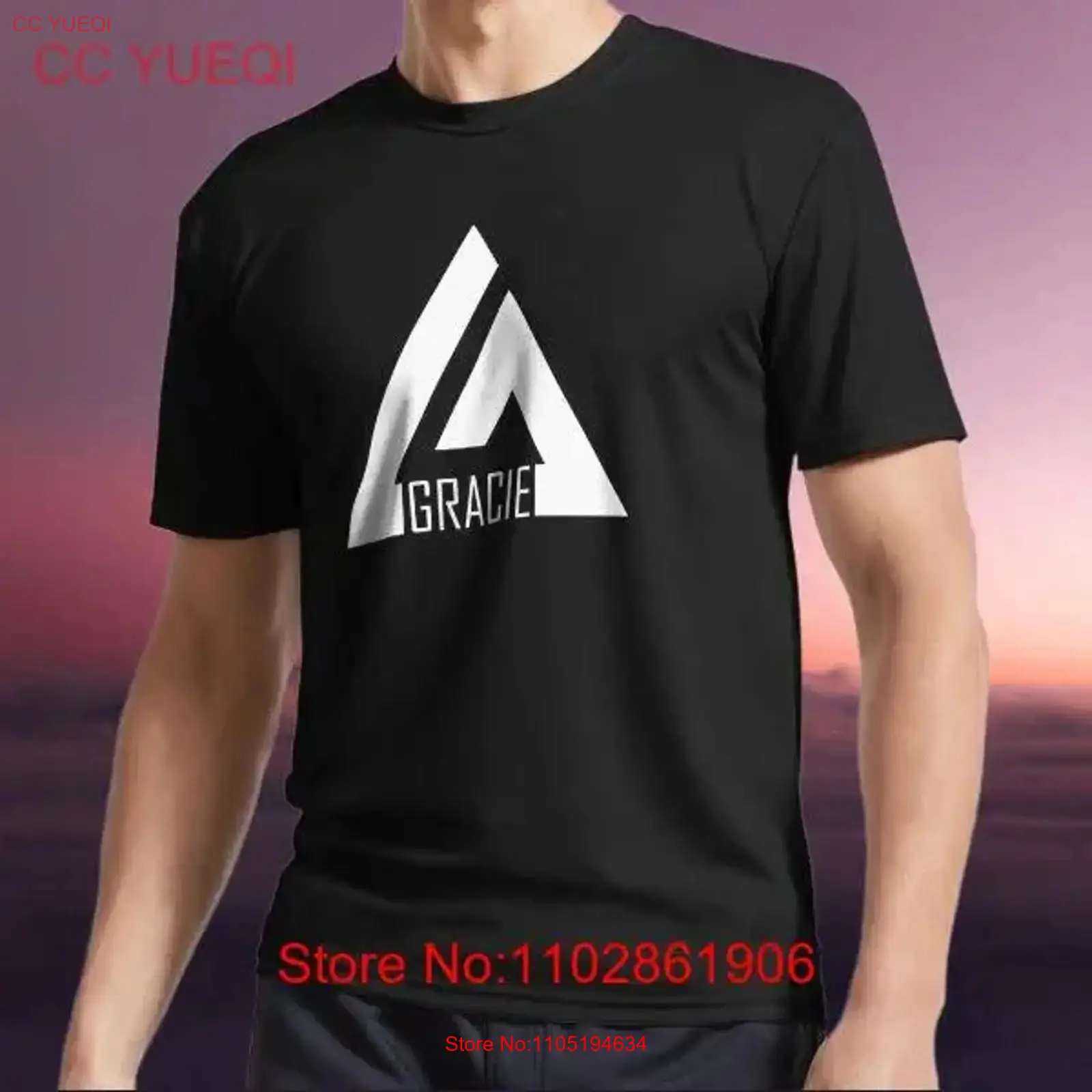 Vintage Fashion Logo - Nuova maglietta BJJ Gracie Active Logo