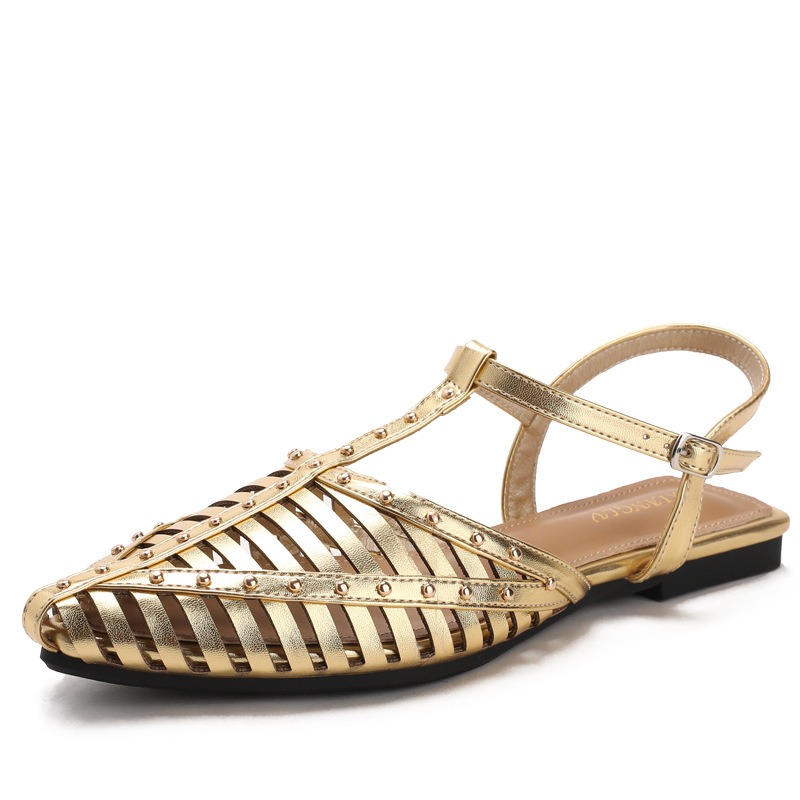 Vintage Fashion De - Sandali da donna estivi traspiranti traforati,