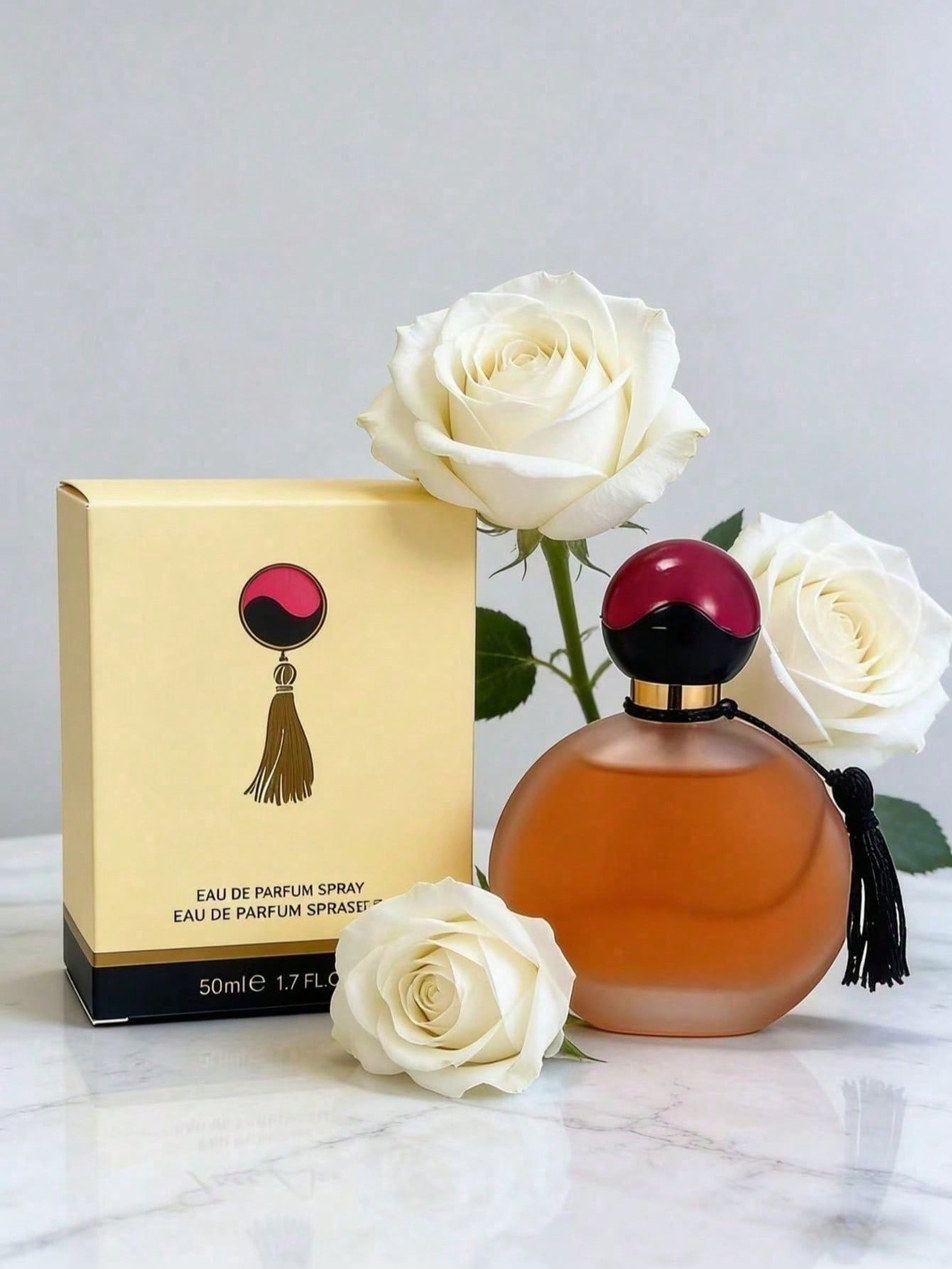 Vintage Women Fashion - Profumo Vintage con Tappo Rotondo e