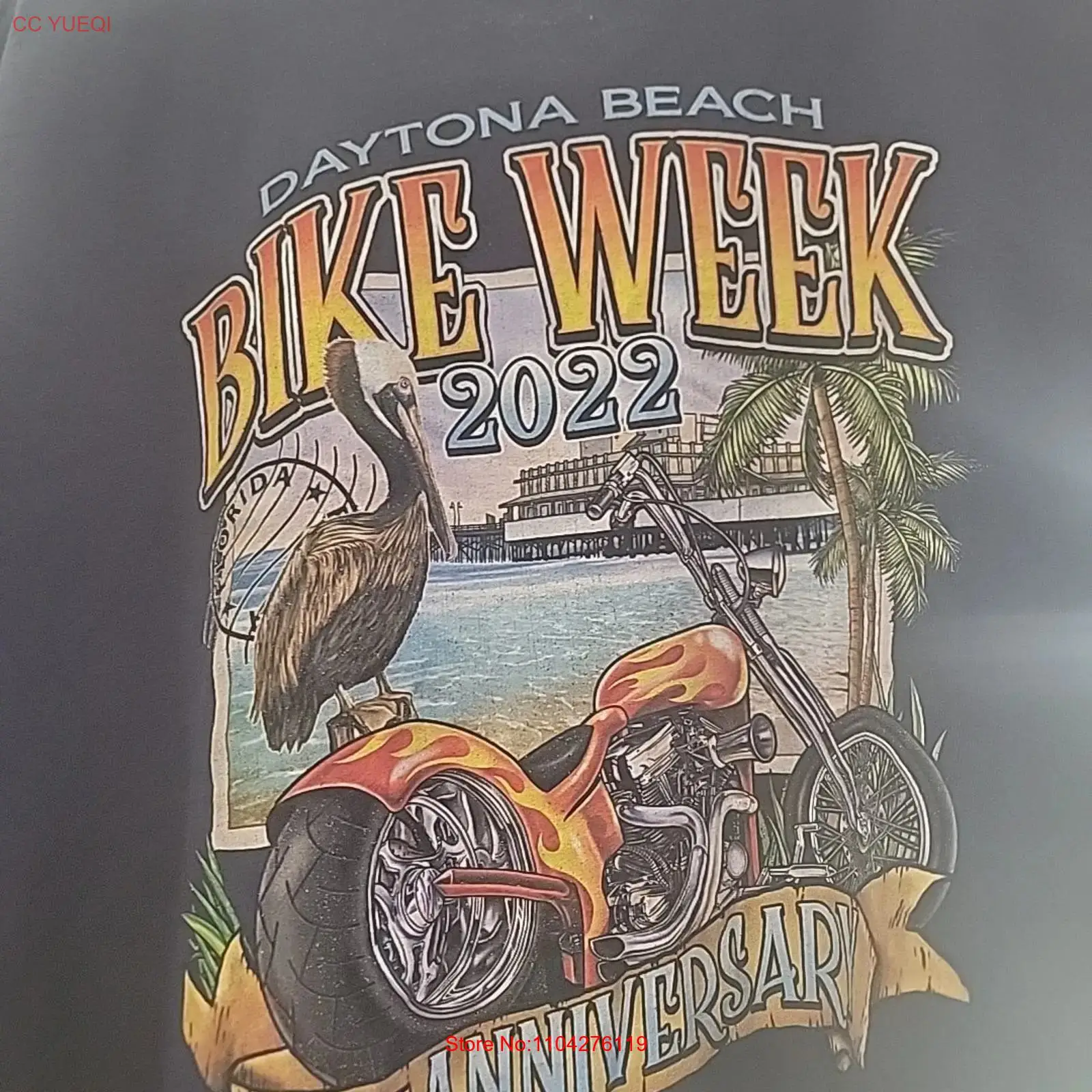 Vintage Fashion Week - Maglietta 2022 Daytona Beach Bike Week