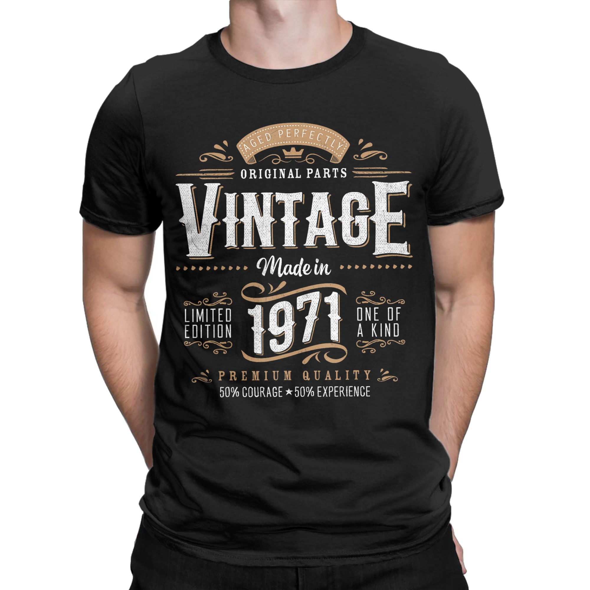 Vintage Fashion Labels - T-shirt vintage da uomo e da