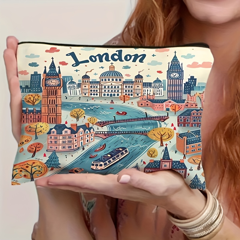 Vintage Fashion London - Borsa da Toilette da Viaggio a