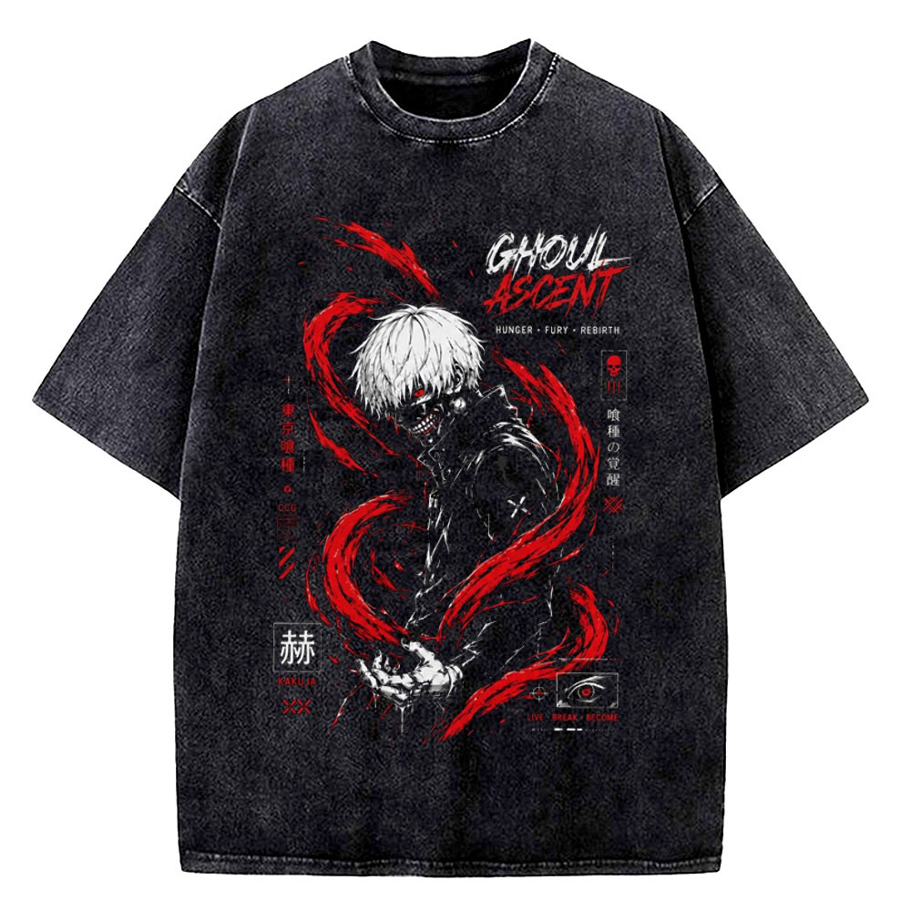 Vintage Fashion Tokyo - T-shirt vintage in cotone lavato Tokyo