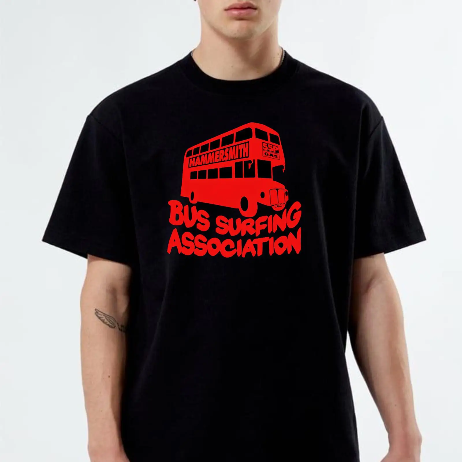 Vintage Fashion London - Maglietta Retro Bus Surfing Association London