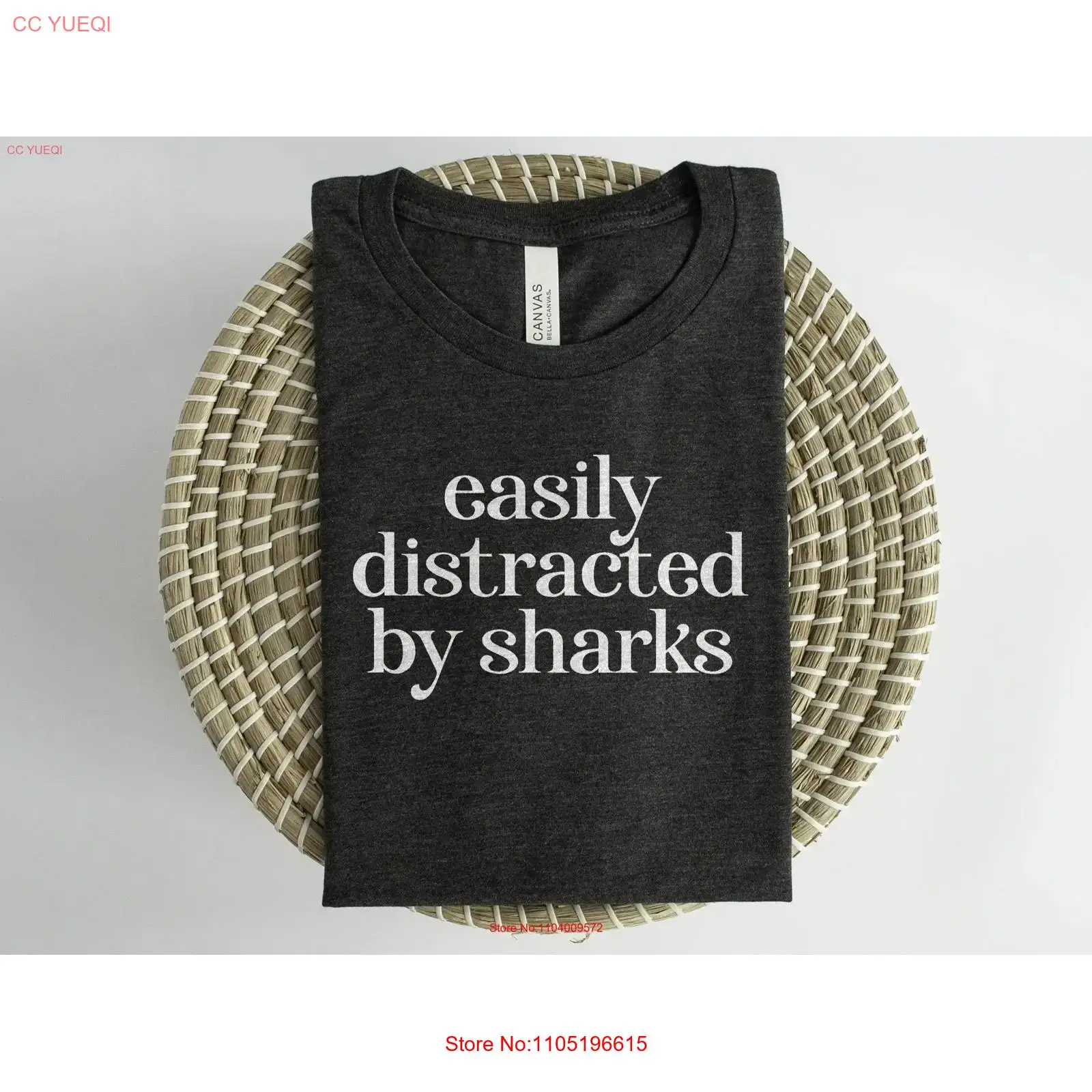 Vintage Fashion Week - Maglietta Shark facilmente distratta dall'amante dei