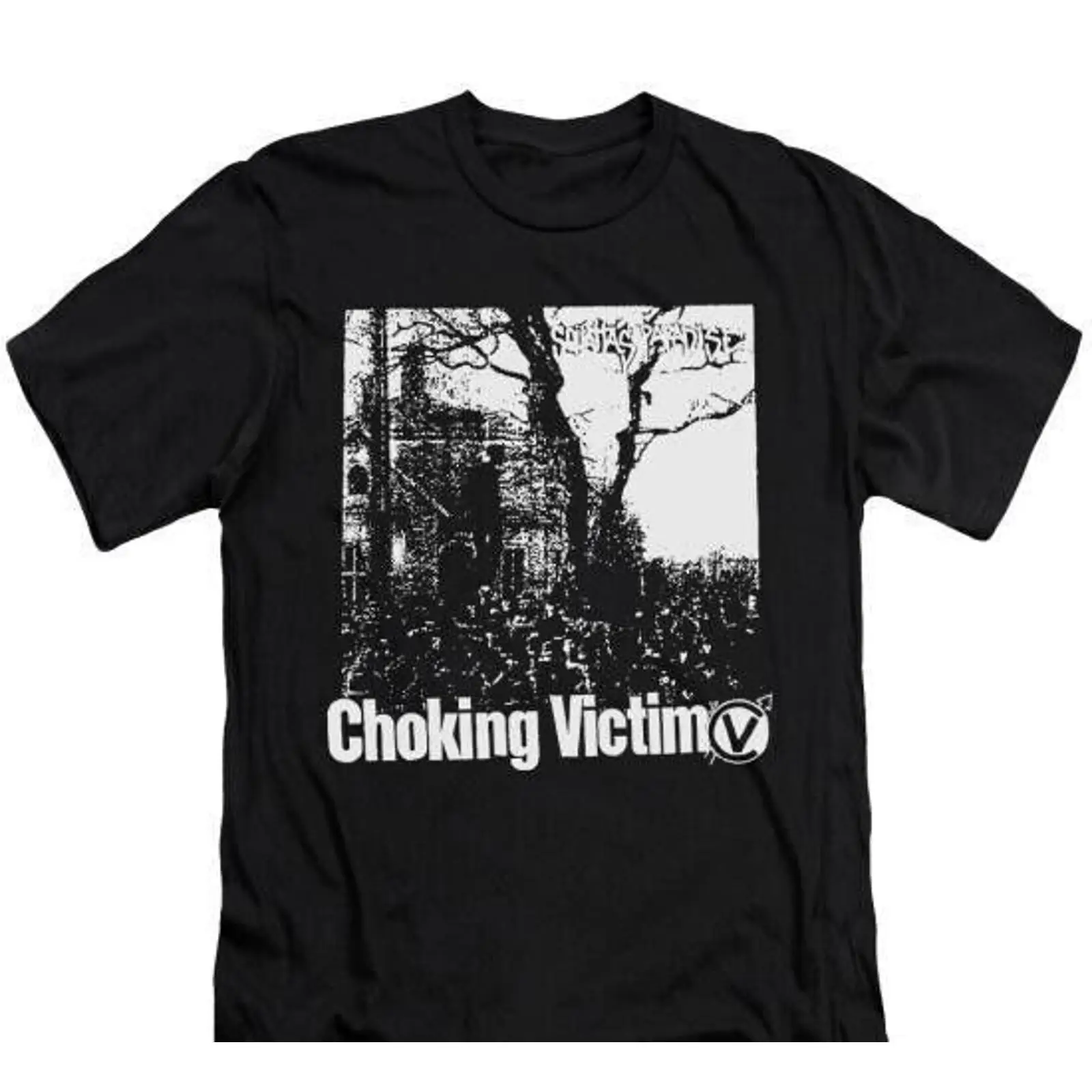 Vintage Fashion Victim Shirt - Choking Victim Squattas Paradise T-shirt unisex