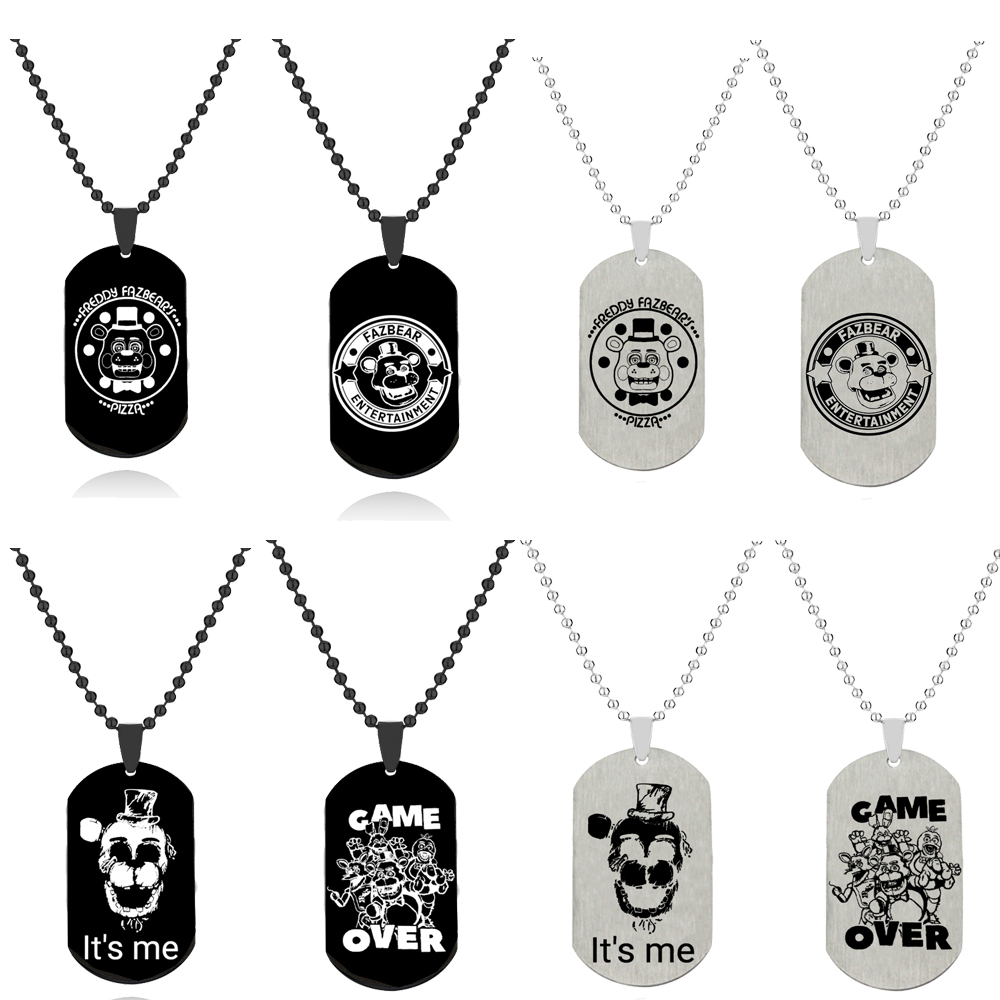 Vintage Fashion Labels - Anime Game Figures Freddy collana in