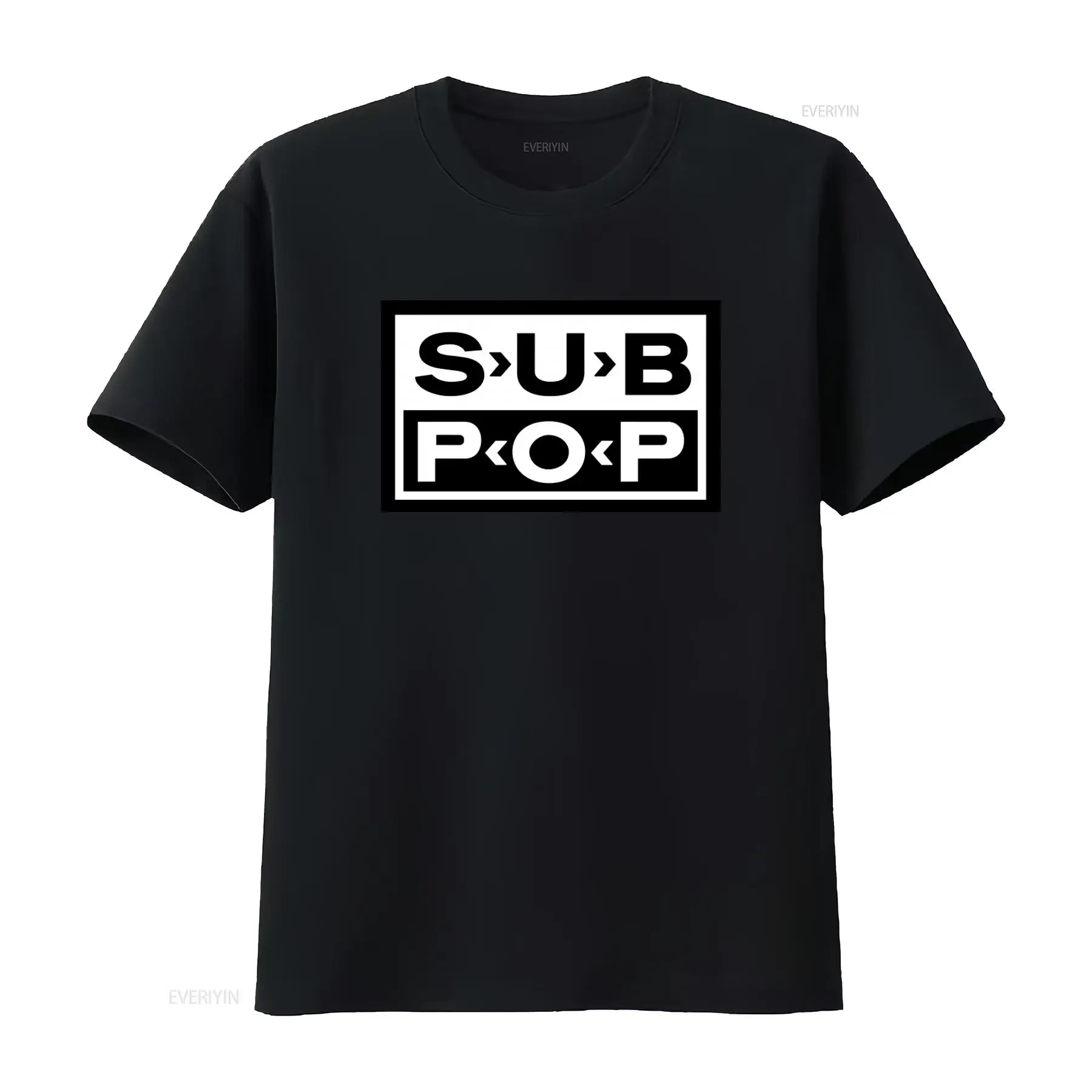 T-shirt con logo Sub Pop nera  - Vintage Fashion Logo recensione e prezzo
