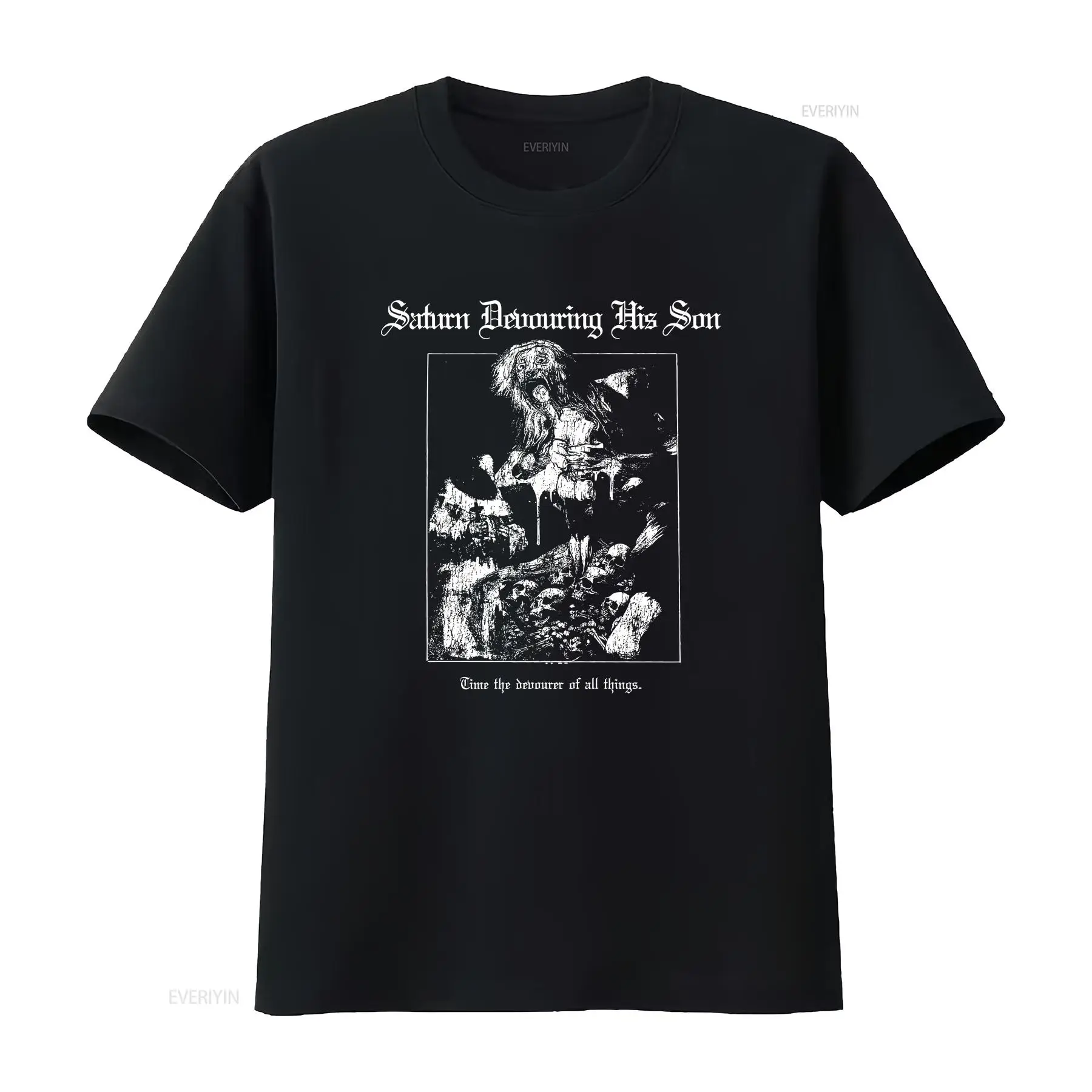 Maglietta horror gotica Saturn - Vintage Fashion De recensione e prezzo