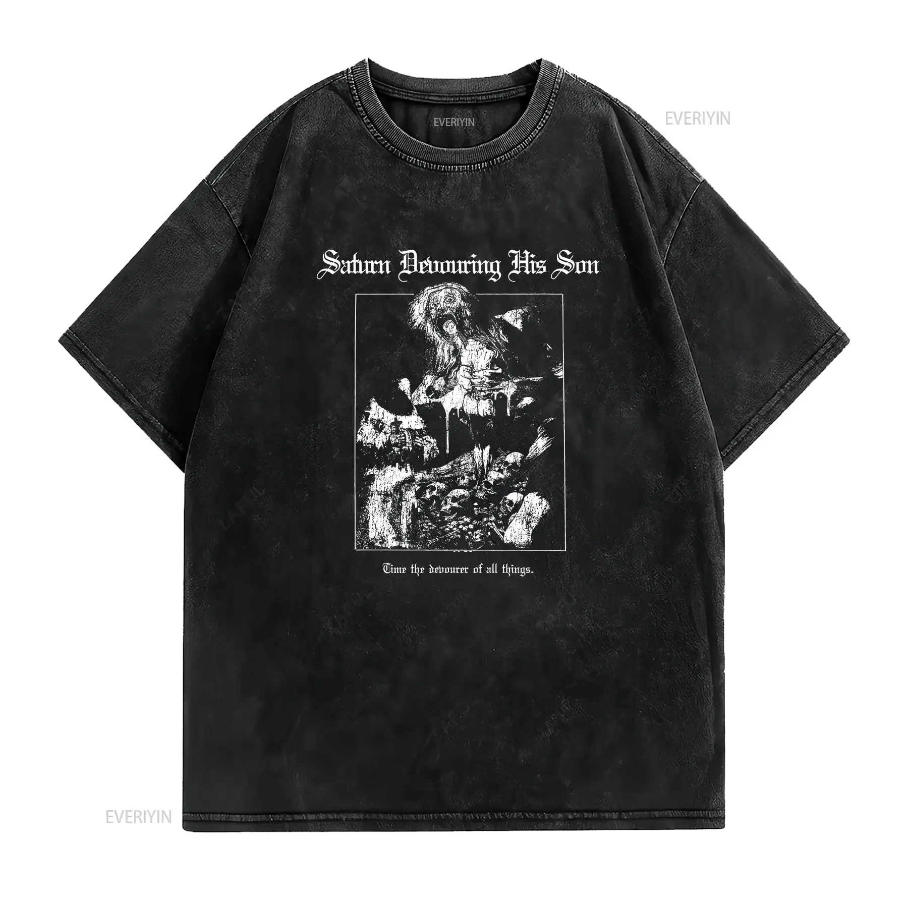 Maglietta horror gotica Saturn - Vintage Fashion De recensione e prezzo