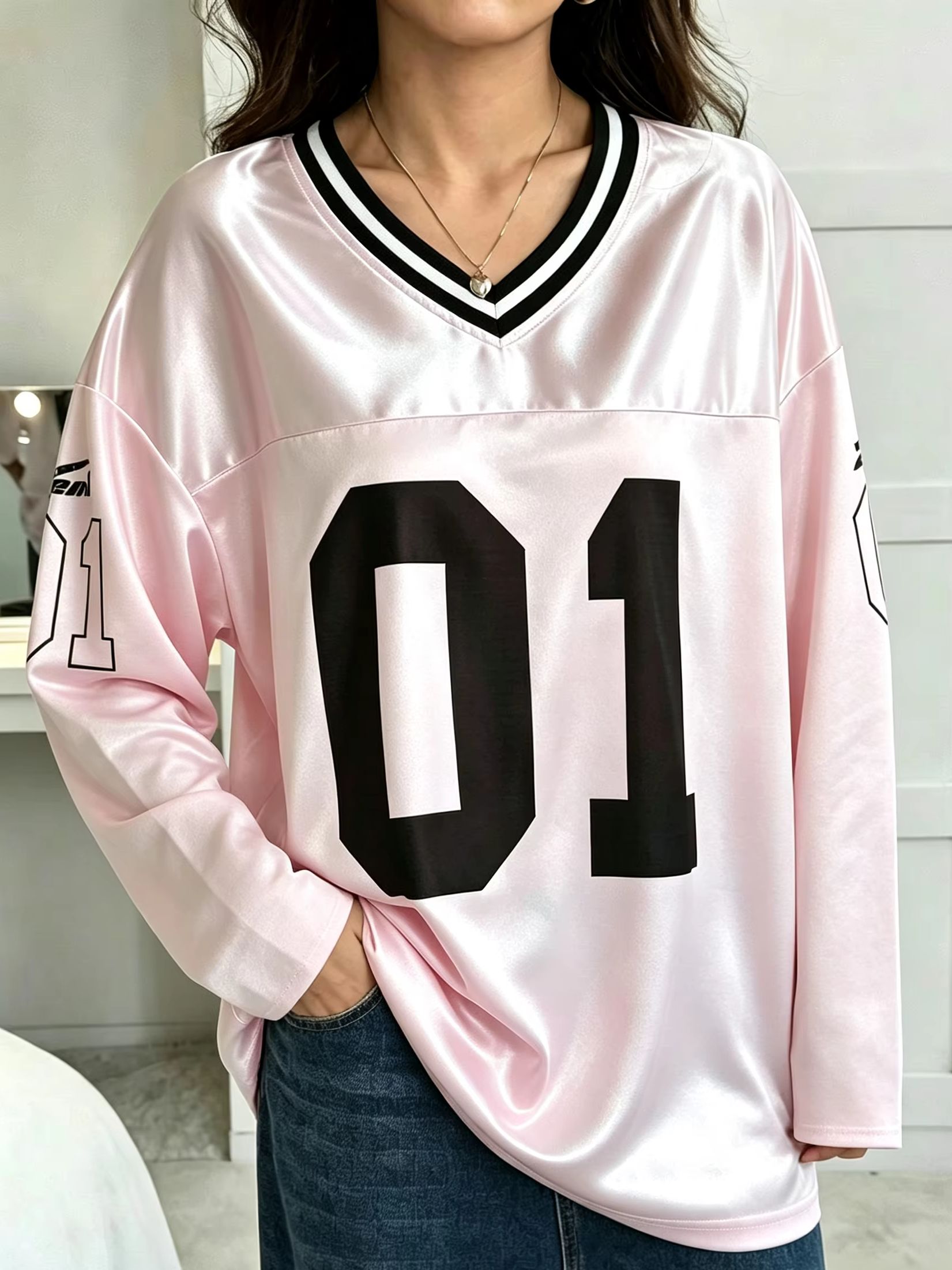 Maglietta a Maniche Lunghe Ove - Vintage Women Fashion recensione e prezzo