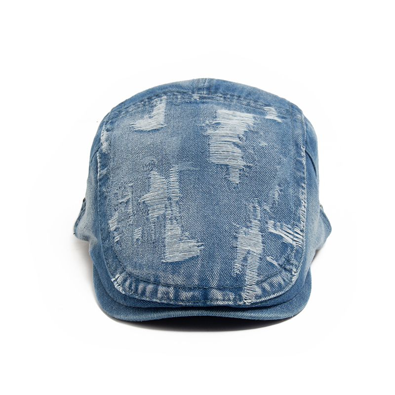 Berretto in denim strappato al - Vintage Fashion Nz recensione e prezzo