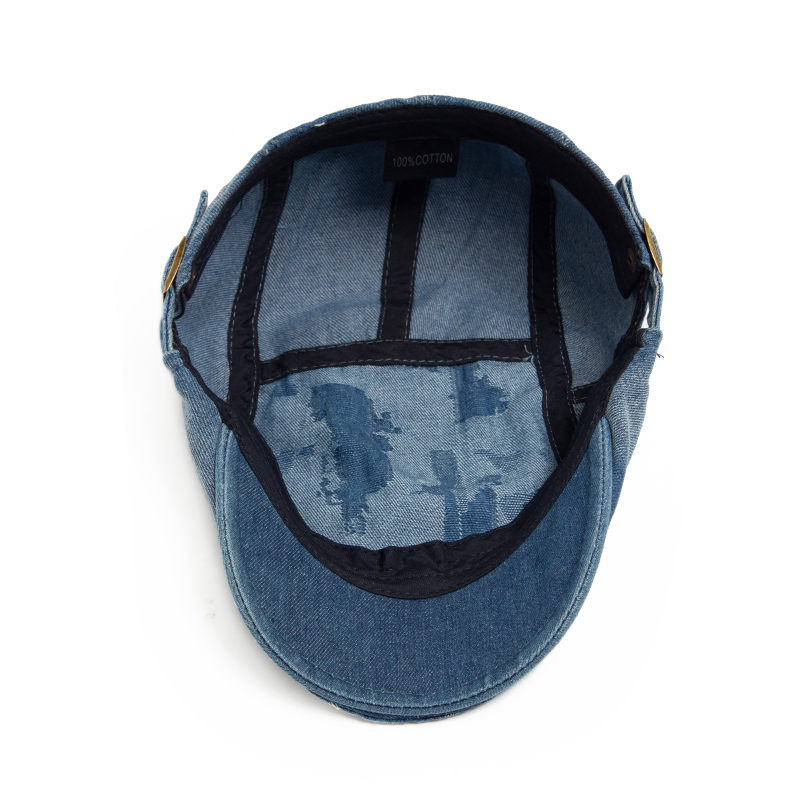 Berretto in denim strappato al - Vintage Fashion Nz recensione e prezzo