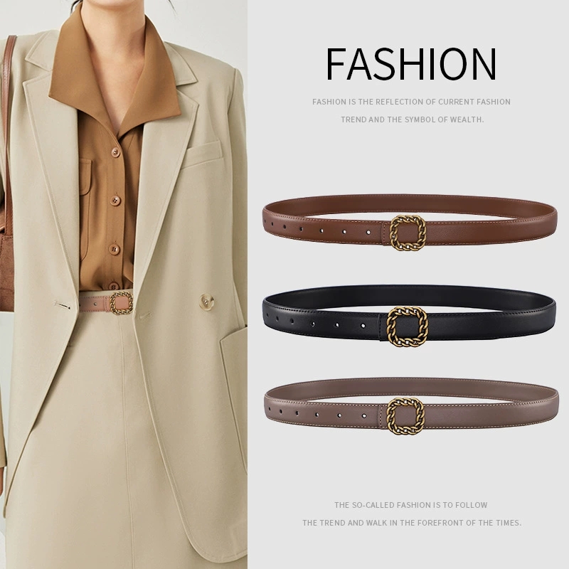 Cintura in Pelle Vintage con F - Vintage Fashion Look recensione e prezzo