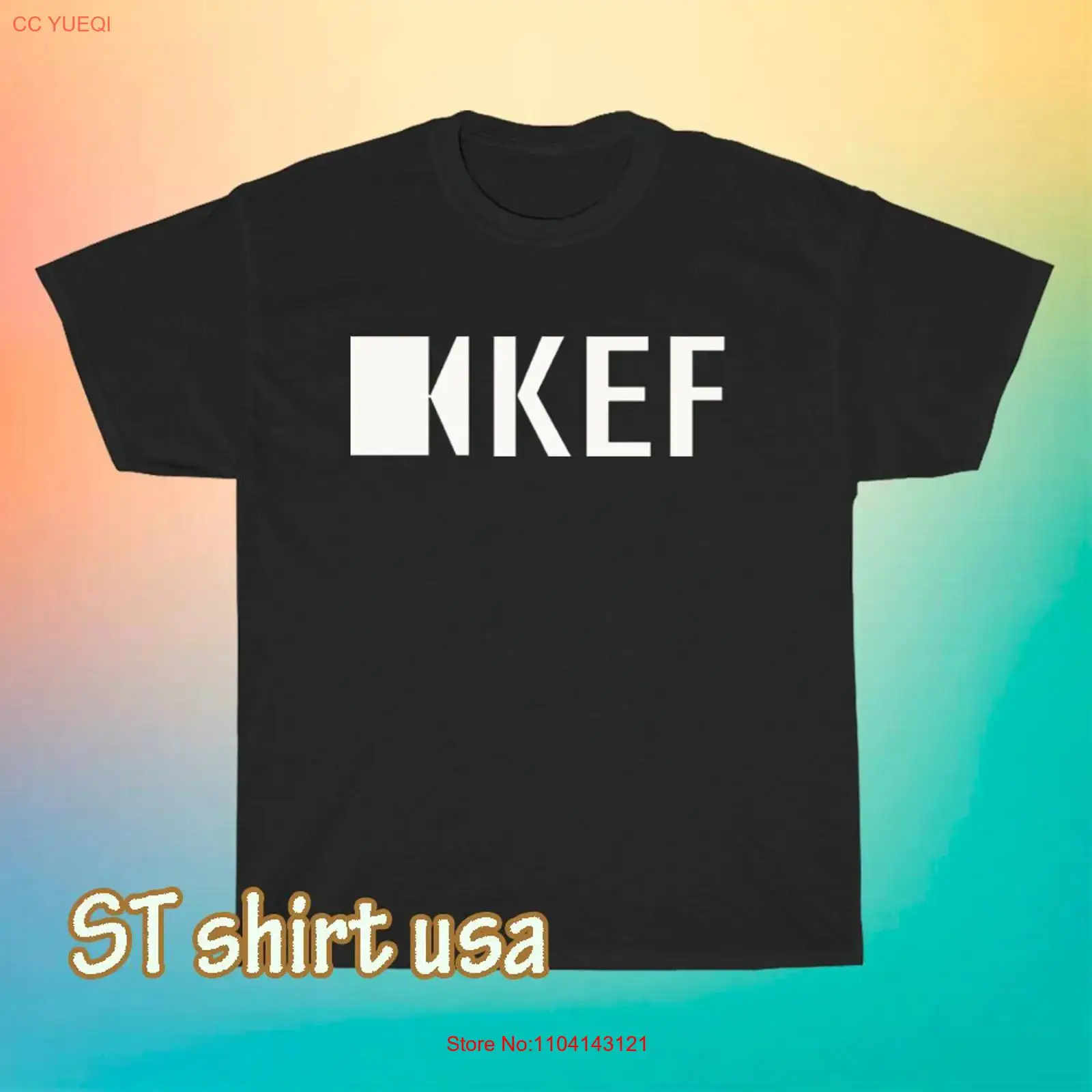 Nuova maglietta con logo KEF S - Vintage Fashion Logo recensione e prezzo