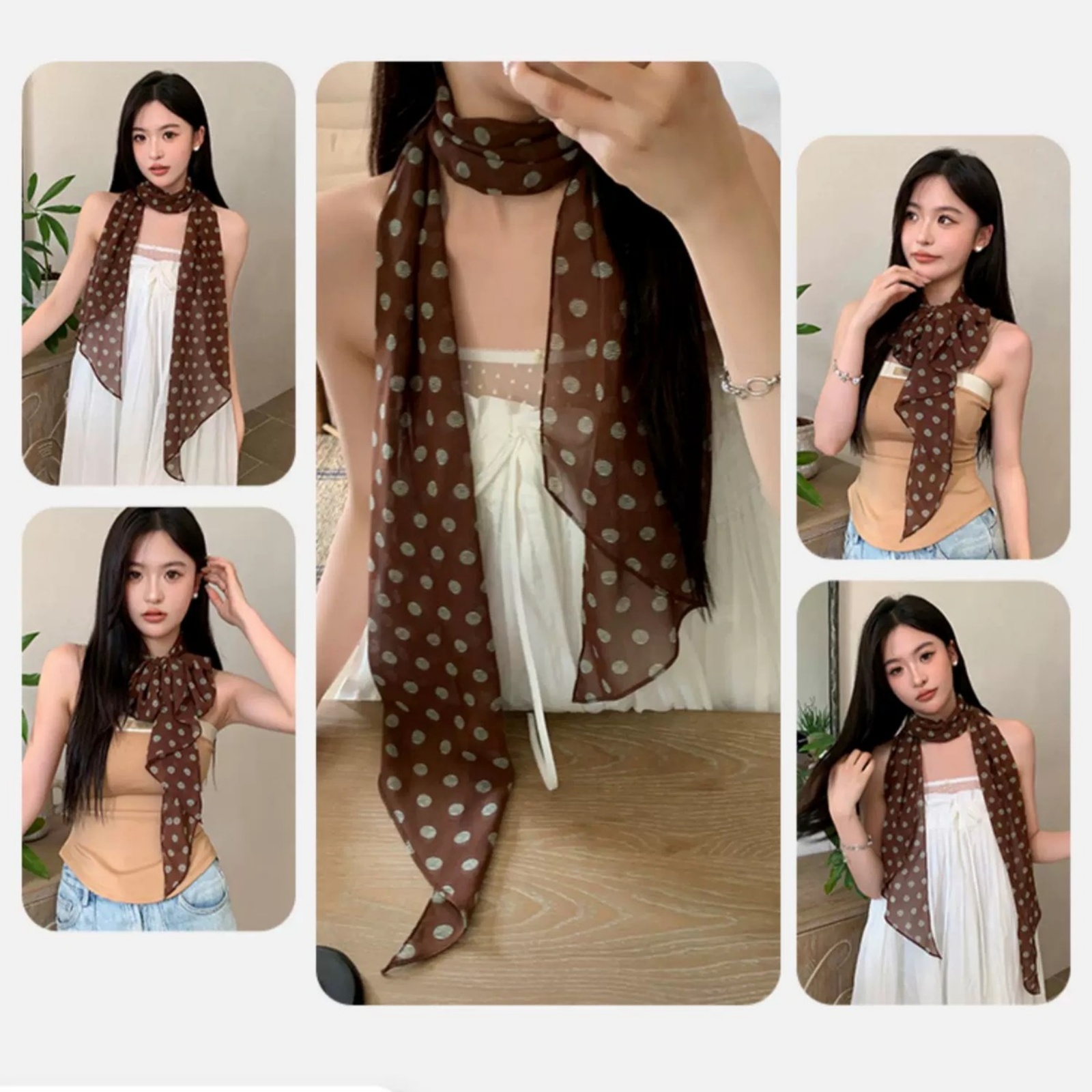 Sciarpa vintage in chiffon a p - Vintage Fashion Wear recensione e prezzo