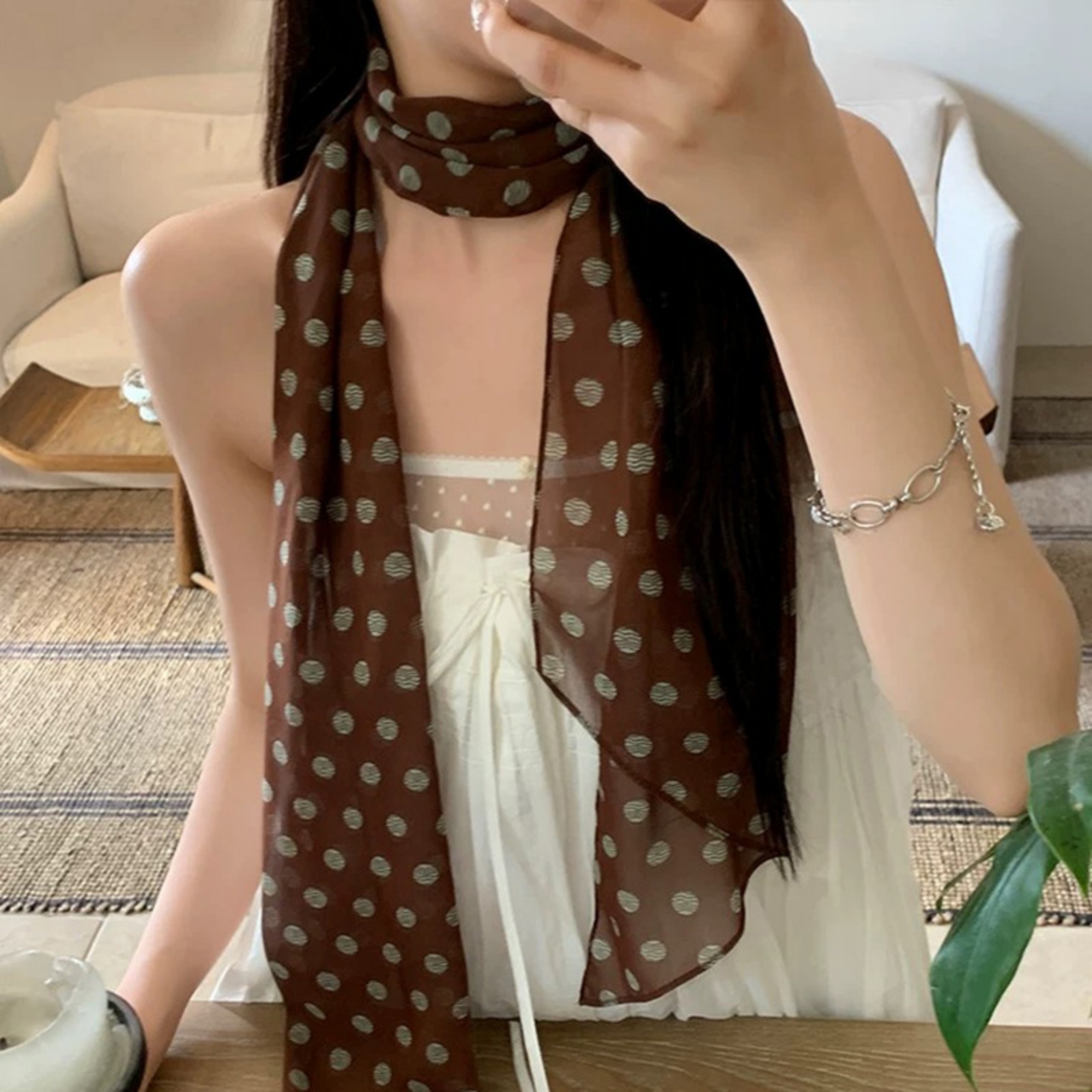 Sciarpa vintage in chiffon a p - Vintage Fashion Wear recensione e prezzo