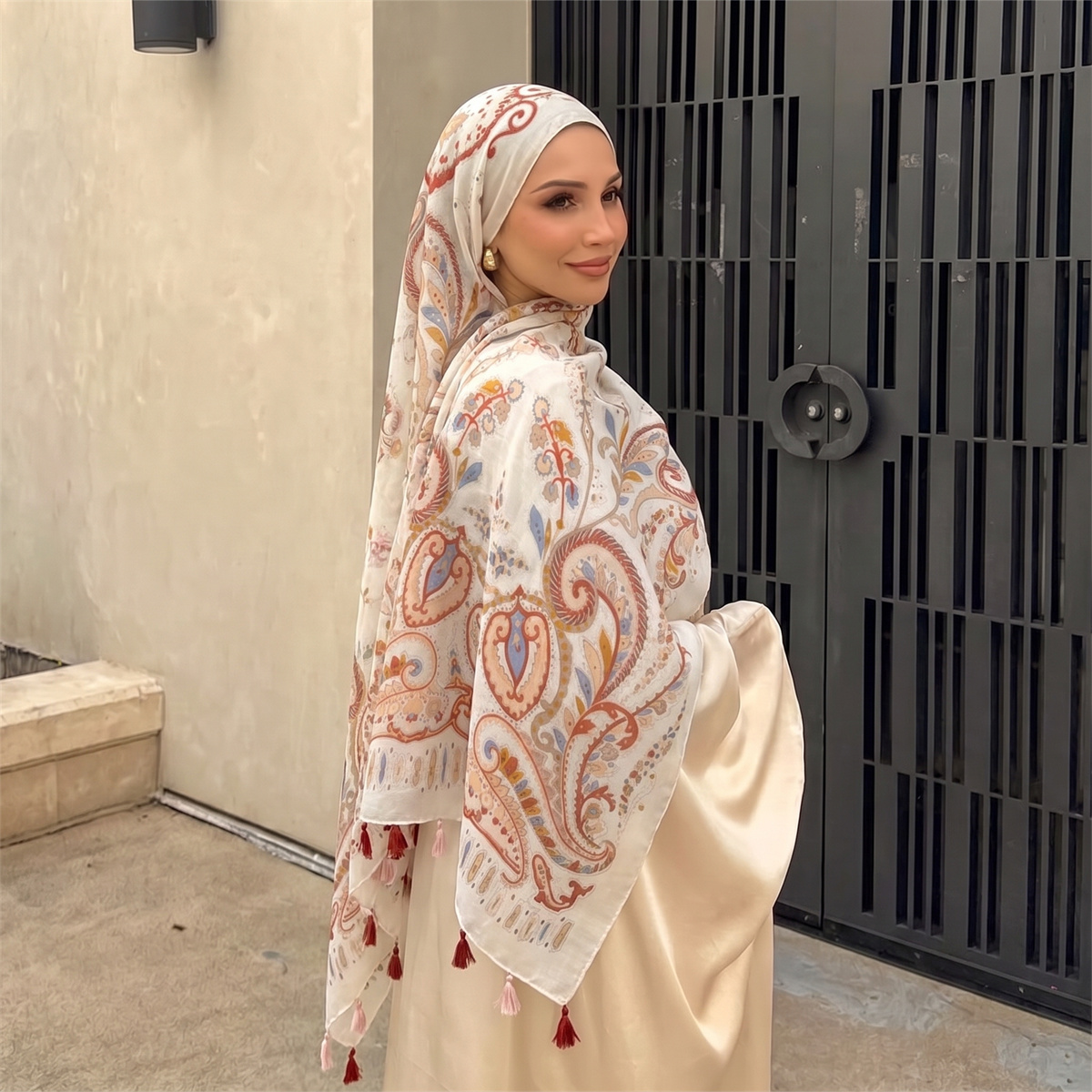 Sciarpa Hijab Vintage con Stam - Vintage Women Fashion recensione e prezzo