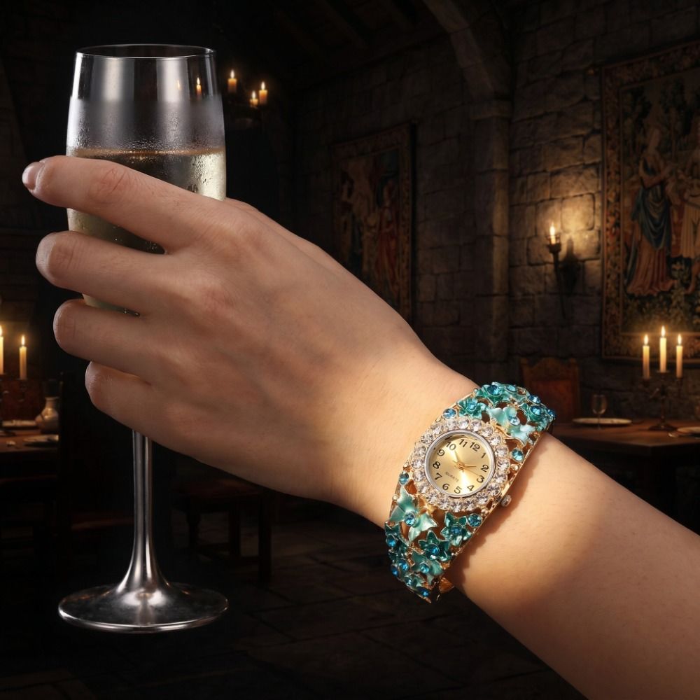 Orologio vintage ricco di fior - Vintage Fashion Week recensione e prezzo