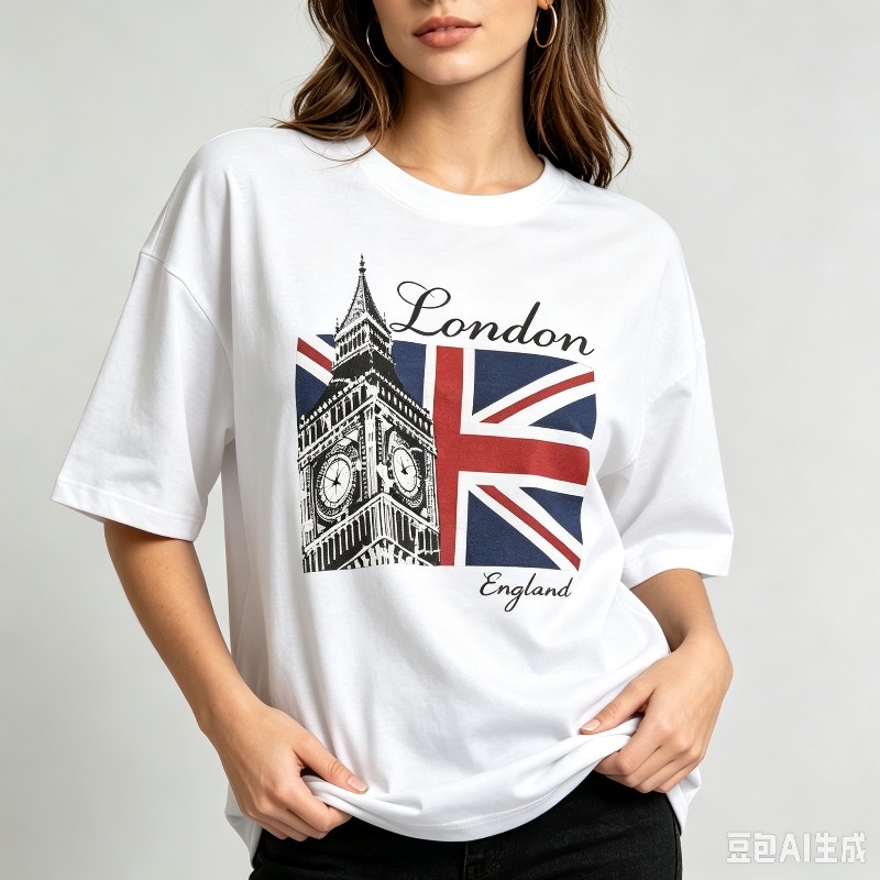 T-shirt con stampa frontale de - Vintage Fashion London recensione e prezzo