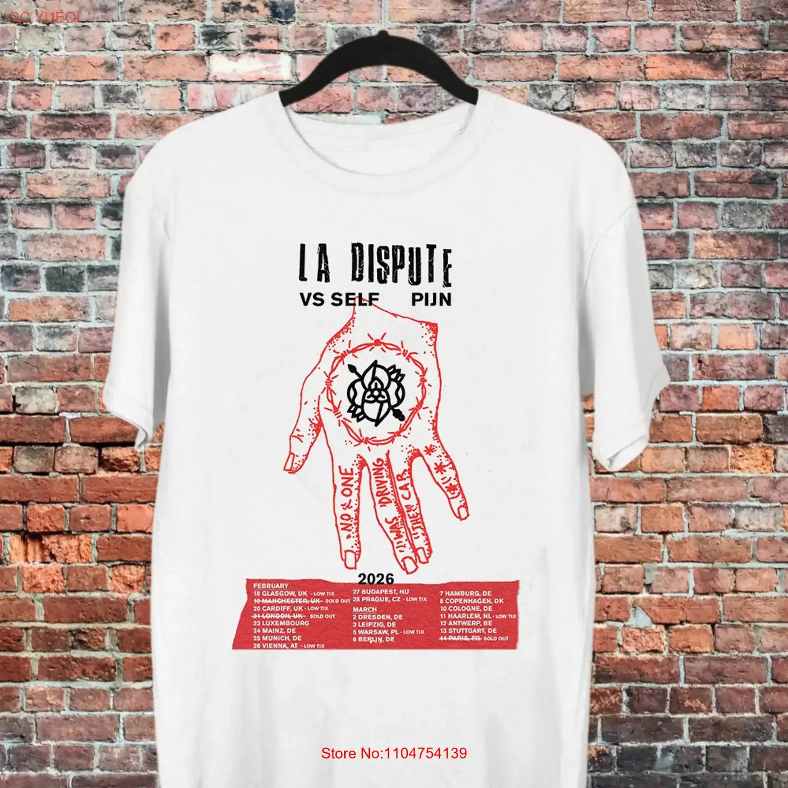 T-shirt La Dispute Band Rock T - Vintage Fashion La recensione e prezzo