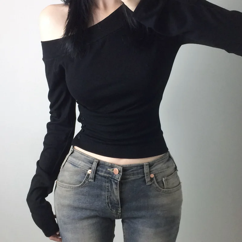 T-shirt vintage Y2K con botton - Vintage Women Fashion recensione e prezzo