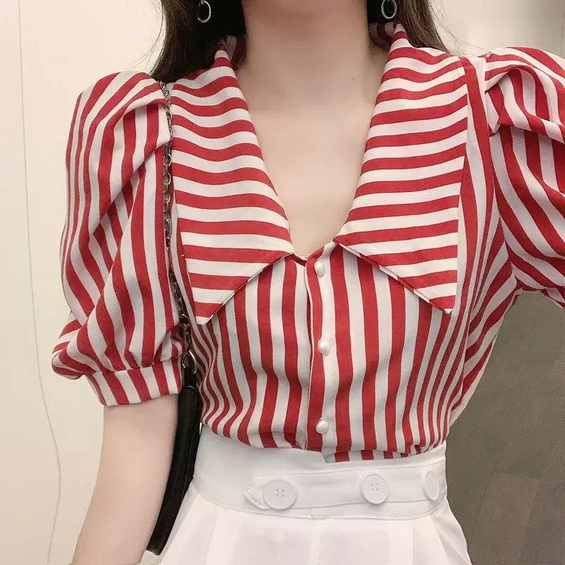 Moda a righe Blusas Camicie da - Vintage Fashion De recensione e prezzo
