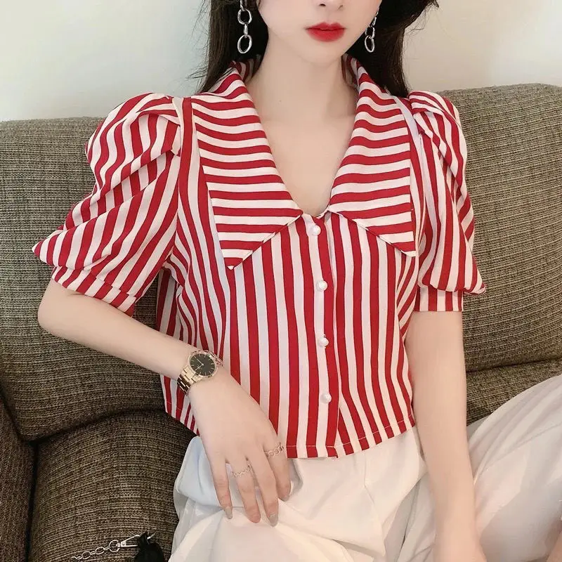 Moda a righe Blusas Camicie da - Vintage Fashion De recensione e prezzo