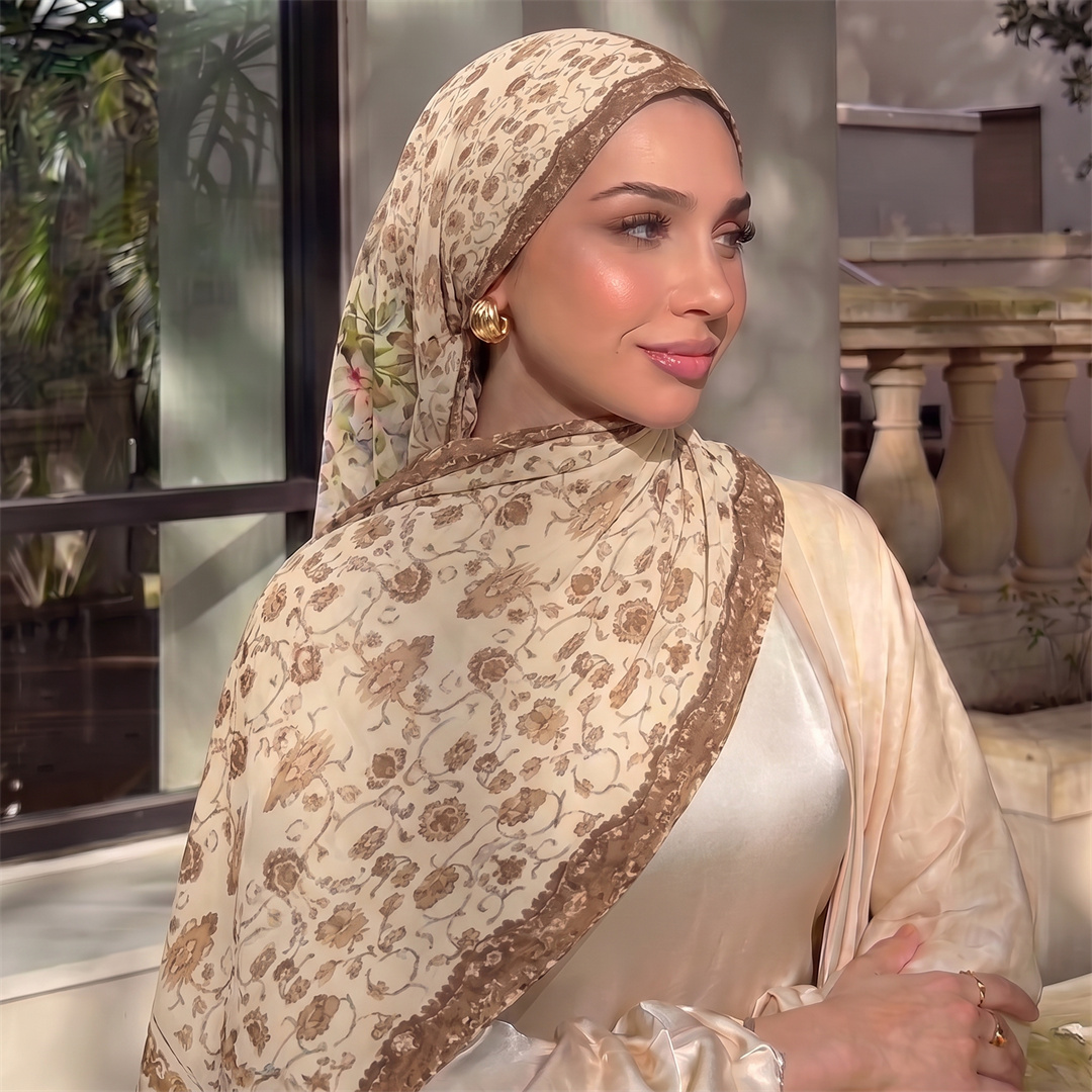 Hijab Vintage con Stampa Flore - Vintage Women Fashion recensione e prezzo