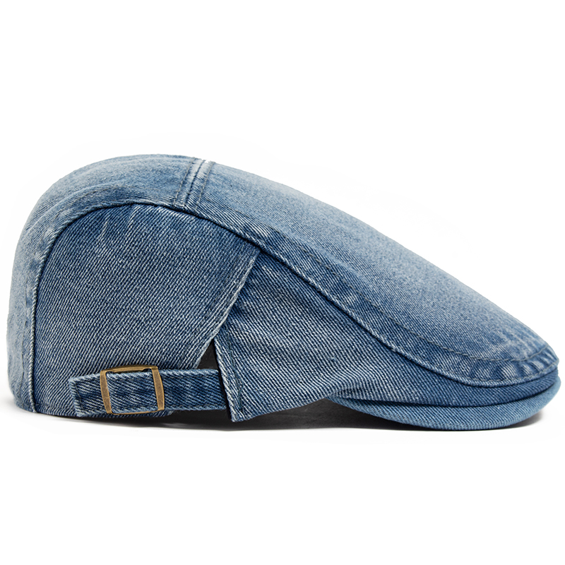 New Denim Cotton Beret Men Vin - Vintage Fashion Nz recensione e prezzo